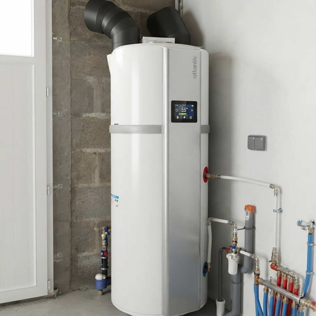 Installation de chauffe-eau thermodynamique